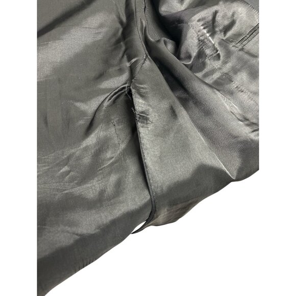 Mens Black Suit Jacket 40R Super 110s Fabric By Ing. Loro Piana & C Italy 2-Butt - Picture 8 of 11